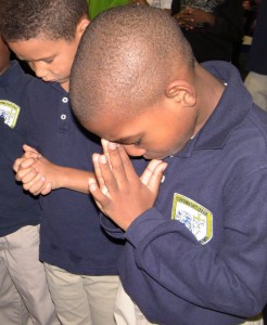 Boys-Praying